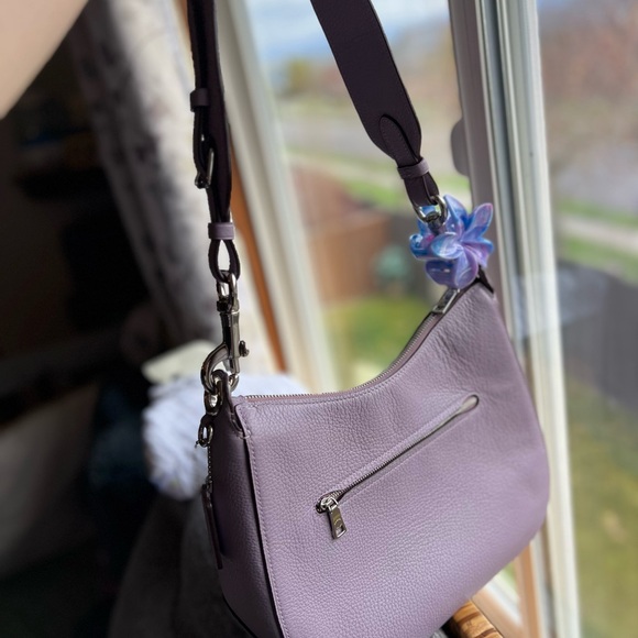 Coach Jess Hobo Lavender Shoulder Bag - Picture 9 of 13